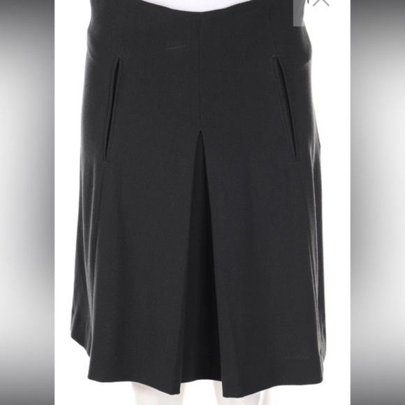 Zara Basic Classic Pleated A Line Mini Mid Thigh Skirt Pockets Goth Grunge Goth - Picture 1 of 5